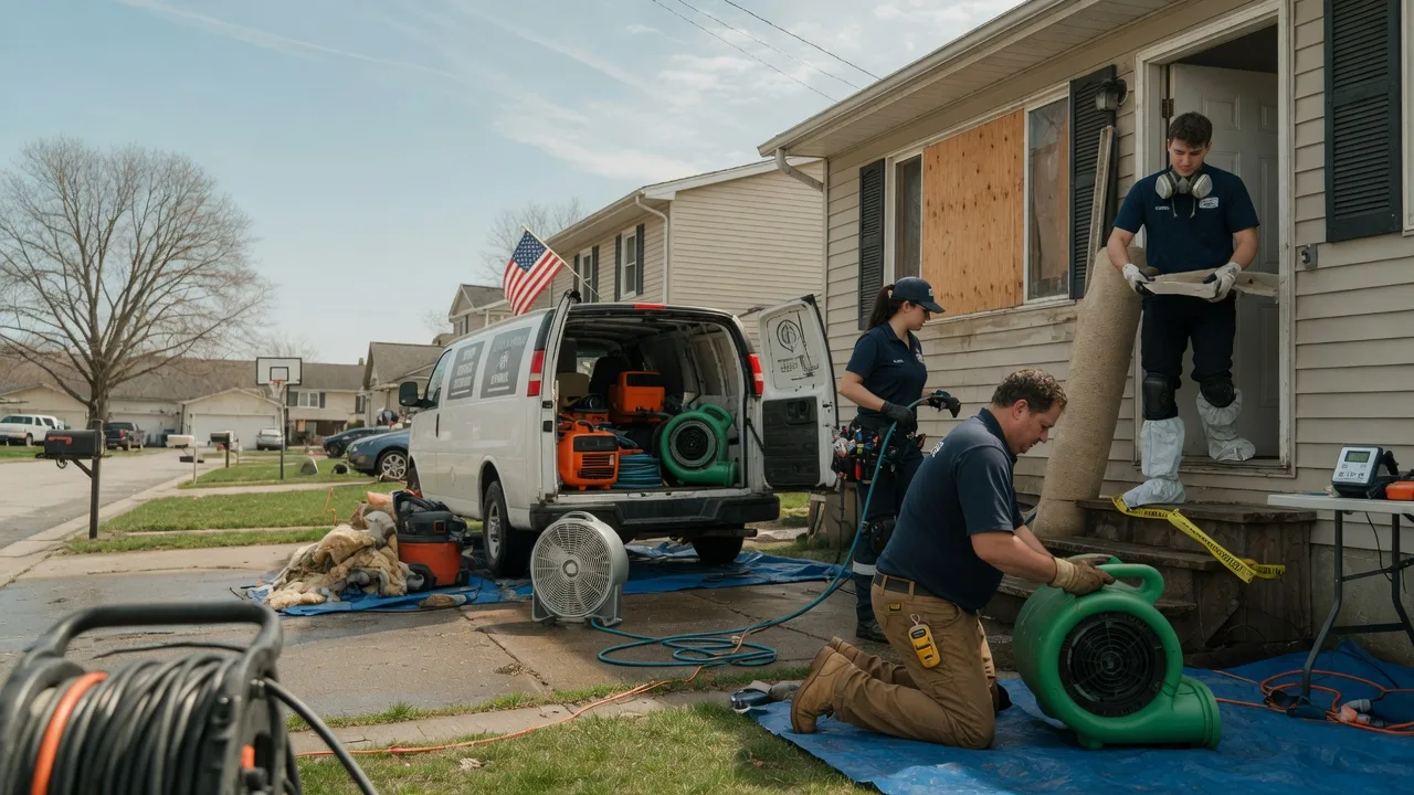 Water Damage Restoration in Mcfaddin, TX near me